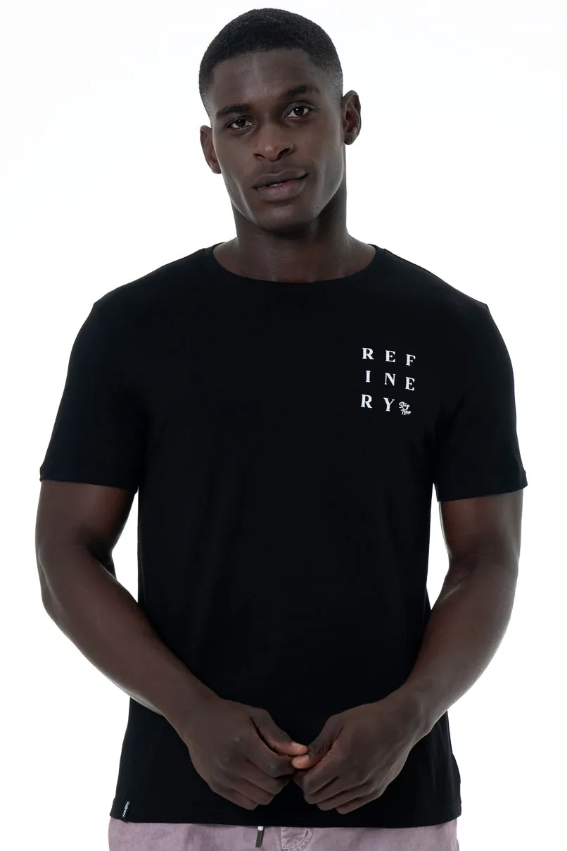 Branded T-Shirt _ 152129 _ Black sold by Refinery