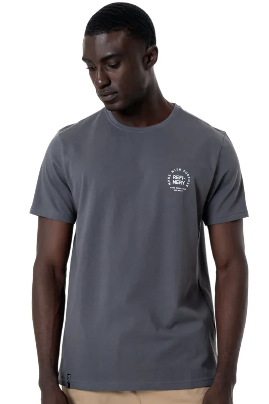 Branded T-Shirt _ 145359 _ Charcoal sold by Refinery