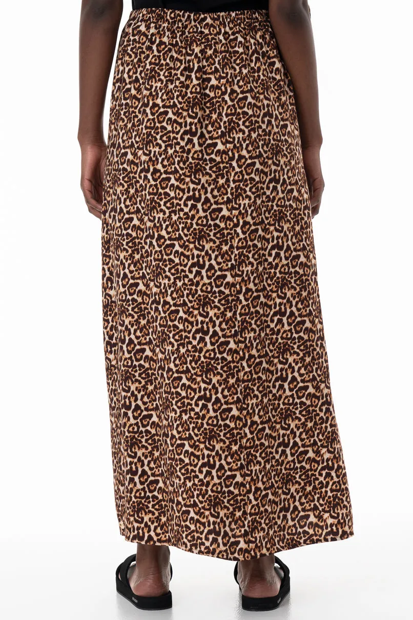 Maxi Slip Skirt _ 153838 _ Stone sold by Refinery product image thumbnail 3