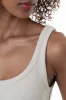 Scoop Neck Tank Top _ 154564 _ Stone sold by Refinery