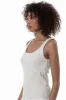 Scoop Neck Tank Top _ 154564 _ Stone sold by Refinery