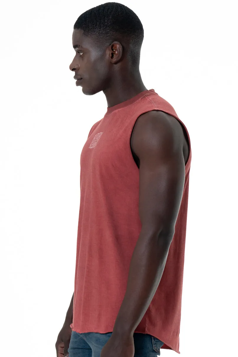 Branded Tank Top _ 154585 _ Rust sold by Refinery product image thumbnail 2