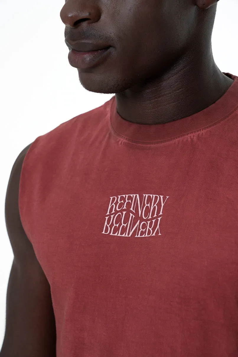 Branded Tank Top _ 154585 _ Rust sold by Refinery product image thumbnail 4