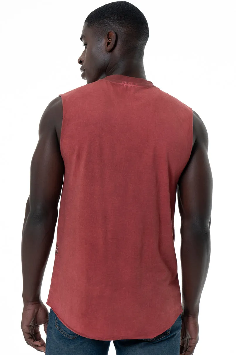 Branded Tank Top _ 154585 _ Rust sold by Refinery product image thumbnail 5