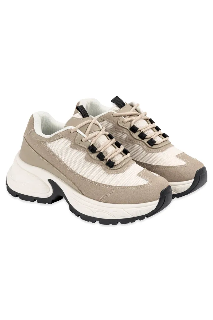 Chunky Sneaker _ 154701 _ Beige sold by Refinery