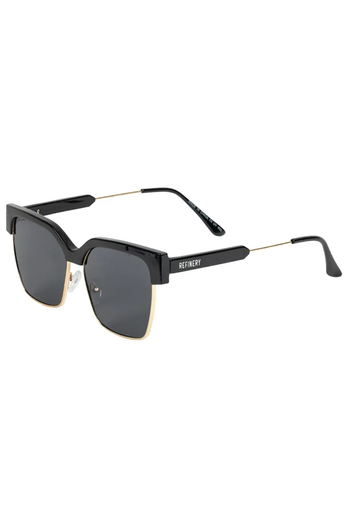 Clubmaster Sunglasses _ 154083 _ Black sold by Refinery product image thumbnail 2