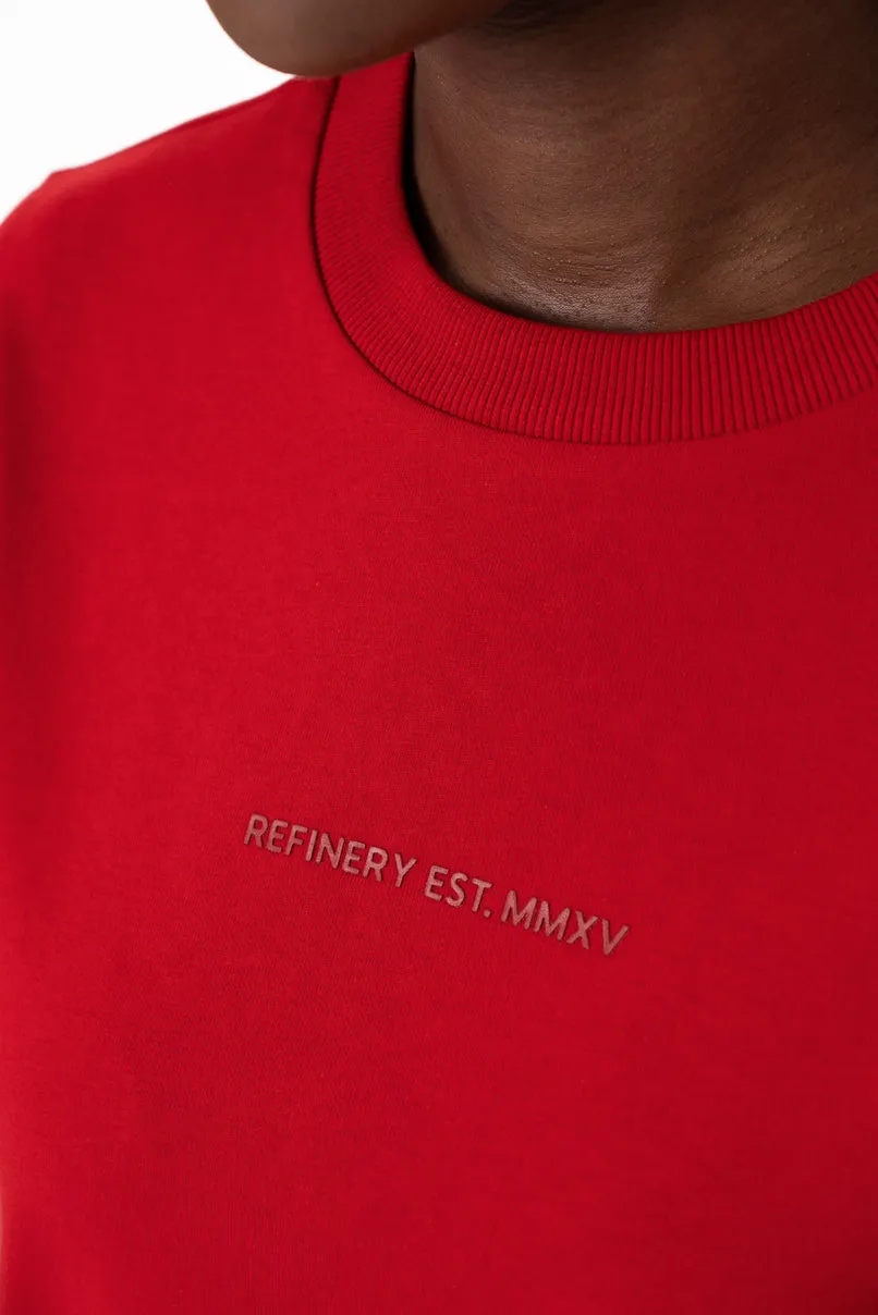 Slim Fit T-Shirt _ 154359 _ Red sold by Refinery product image thumbnail 4