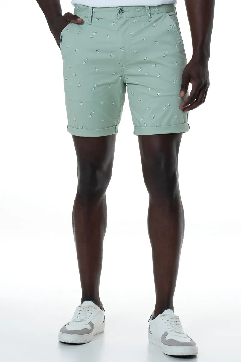 Chino Shorts _ 154348 _ Sage sold by Refinery