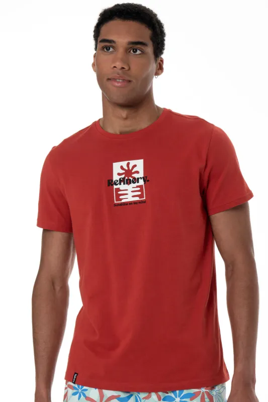 Branded T-Shirt _ 152137 _ Red sold by Refinery