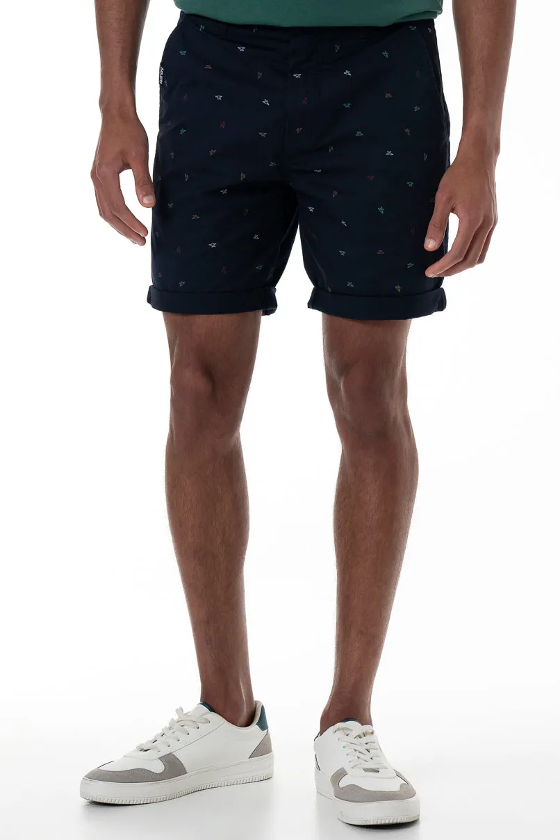 Printed Chino Shorts _ 154349 _ Ink sold by Refinery