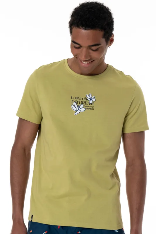 Graphic T-Shirt _ 153241 _ Green sold by Refinery