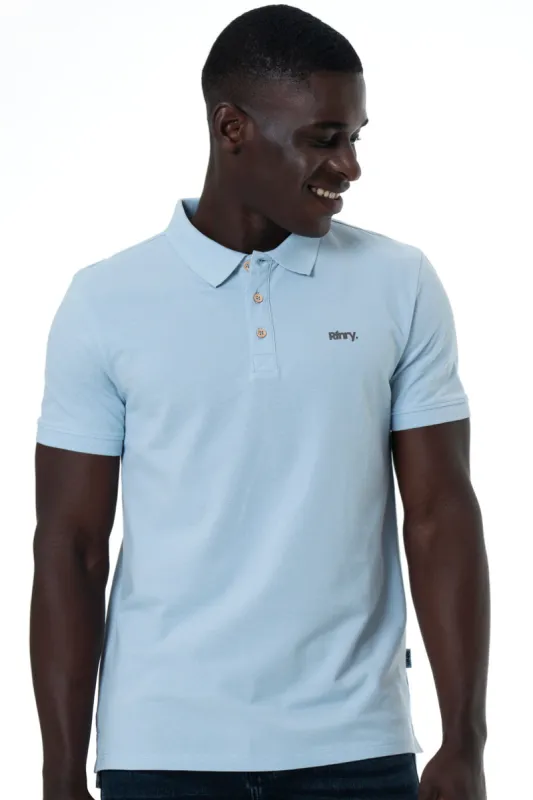Branded Golfer _ 152389 _ Pale Blue sold by Refinery