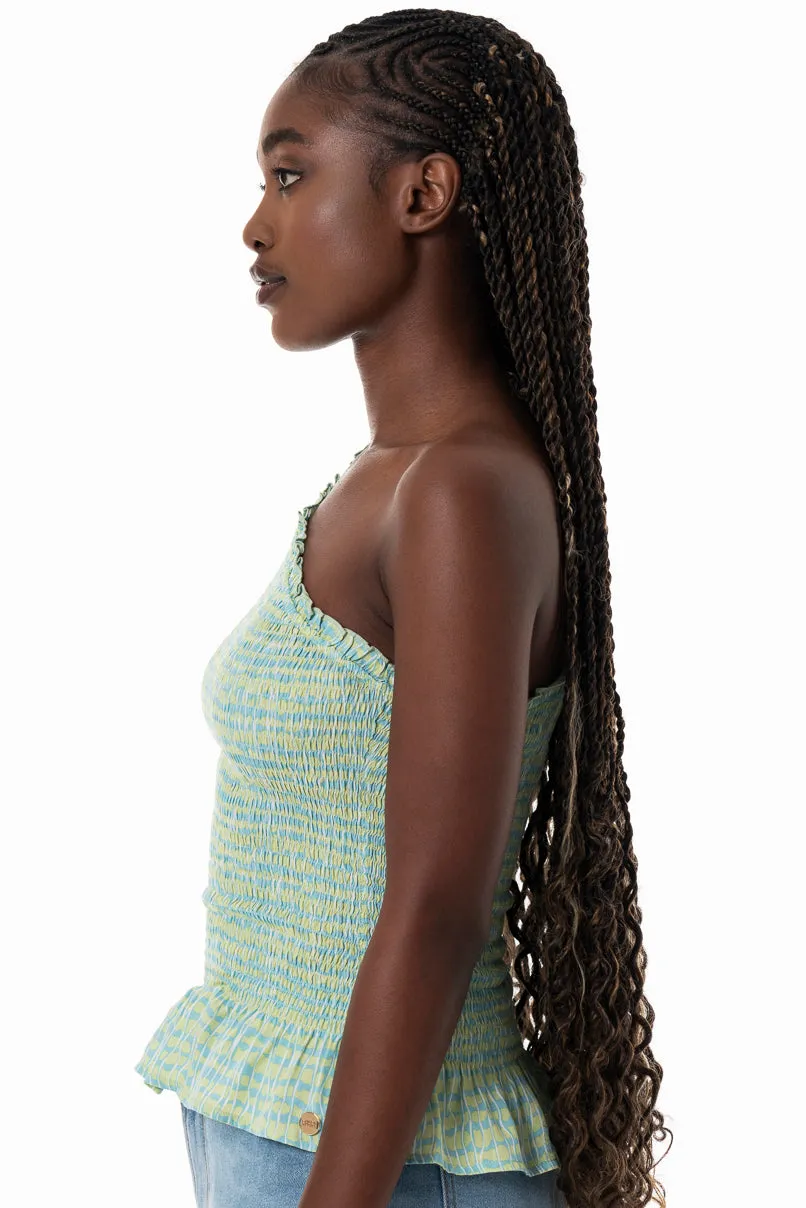 Asymmetric Shirred Top sold by Refinery product image thumbnail 2