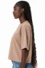 Boxy T-Shirt _ 154361 _ Taupe sold by Refinery