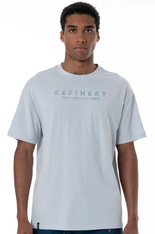 Oversized T-Shirt _ 153363 _ Light Blue sold by Refinery