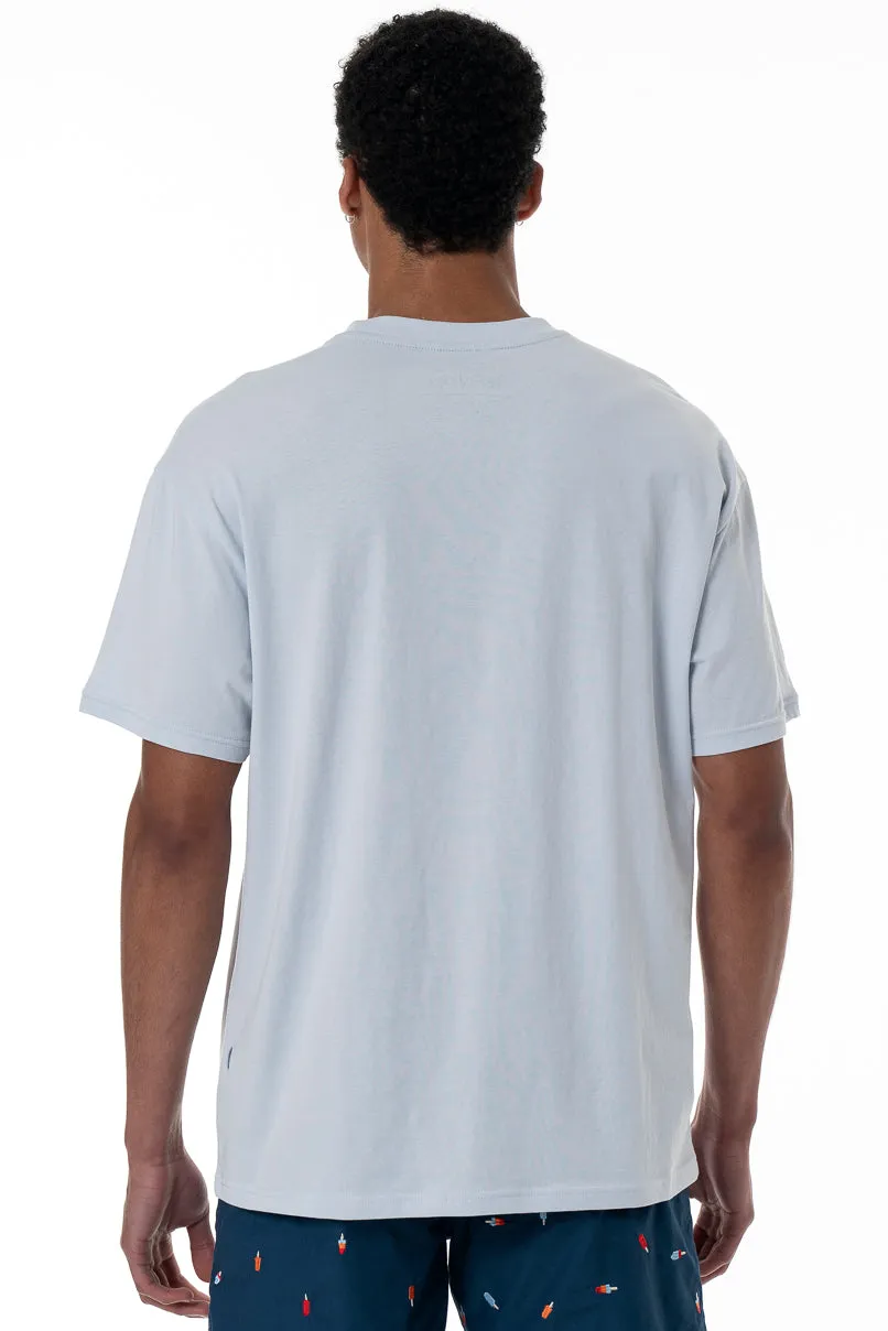 Oversized T-Shirt _ 153363 _ Light Blue sold by Refinery product image thumbnail 3