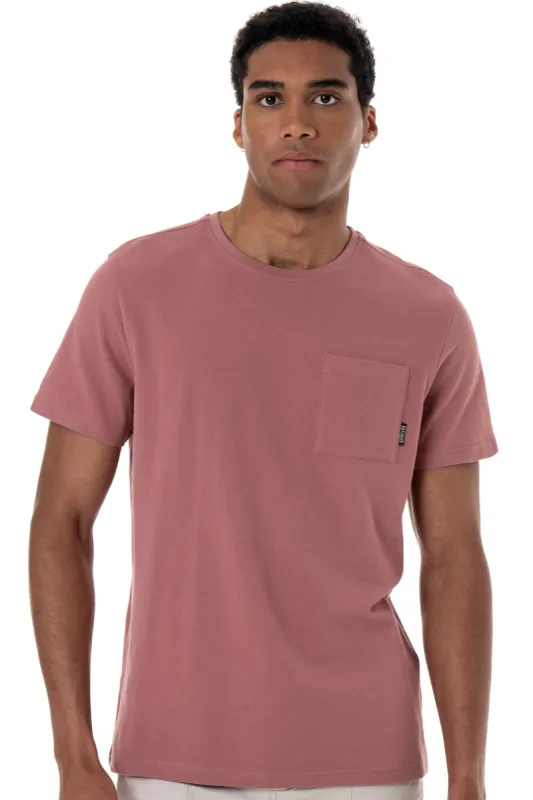 Pocket T-Shirt _ 152381 _ Blush sold by Refinery