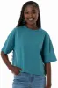 Boxy T-Shirt _ 154362 _ Teal sold by Refinery