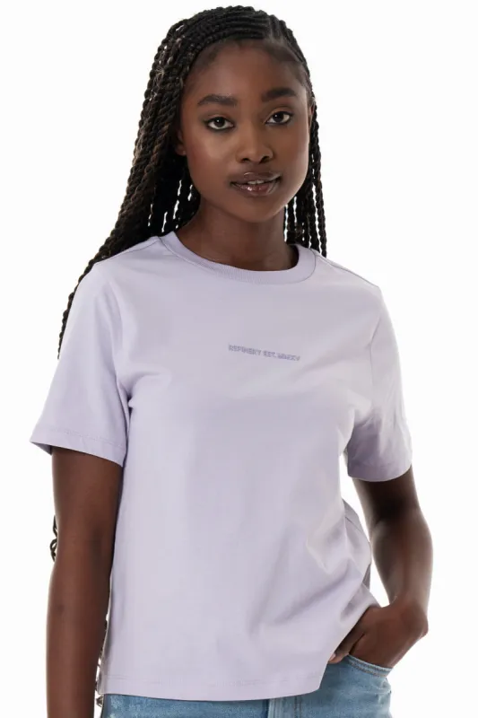 Slim Fit T-Shirt _ 154363 _ Lilac sold by Refinery