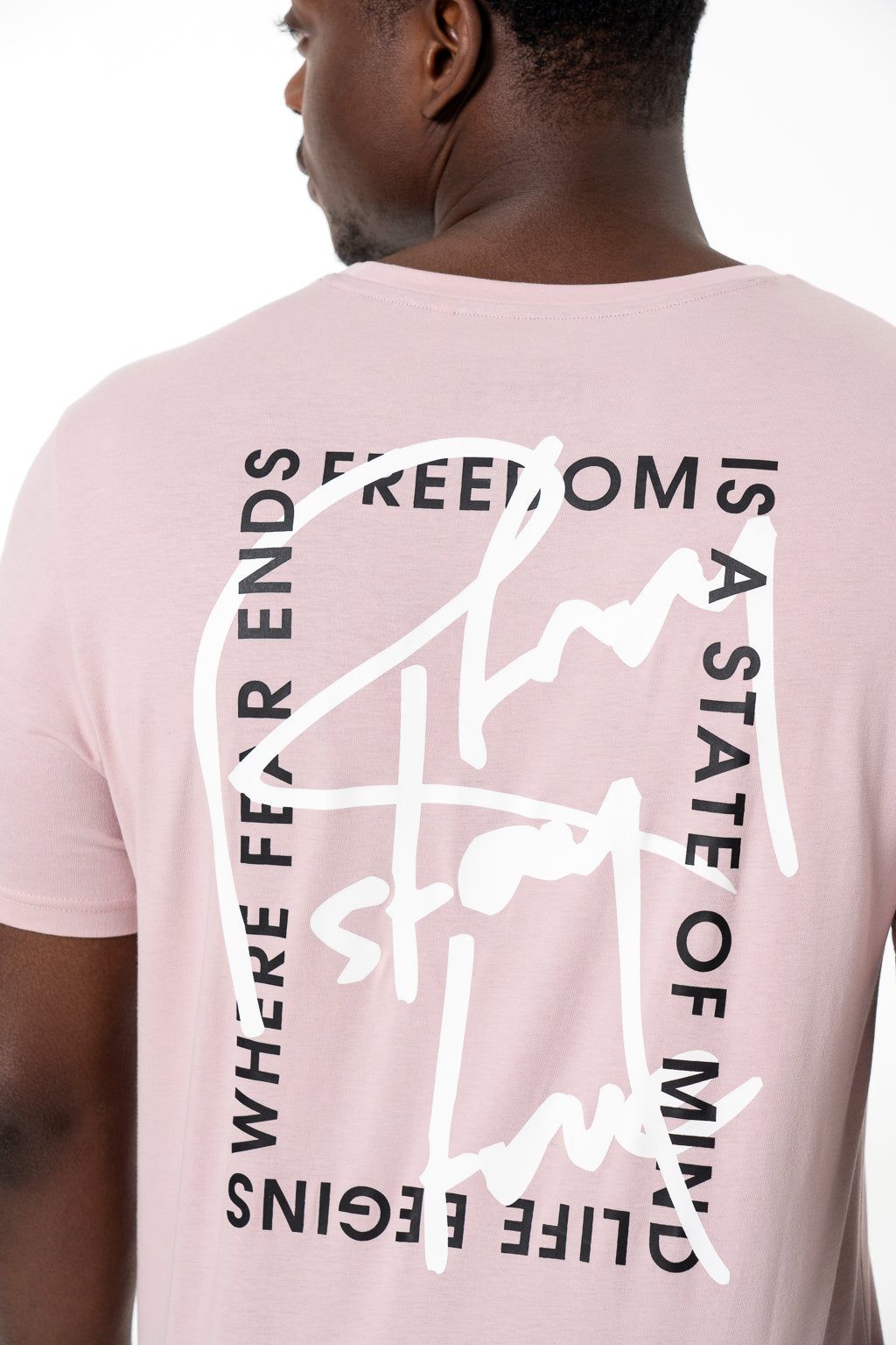 Branded T-Shirt _ 140510 _ Dusty Pink sold by Refinery product image thumbnail 5