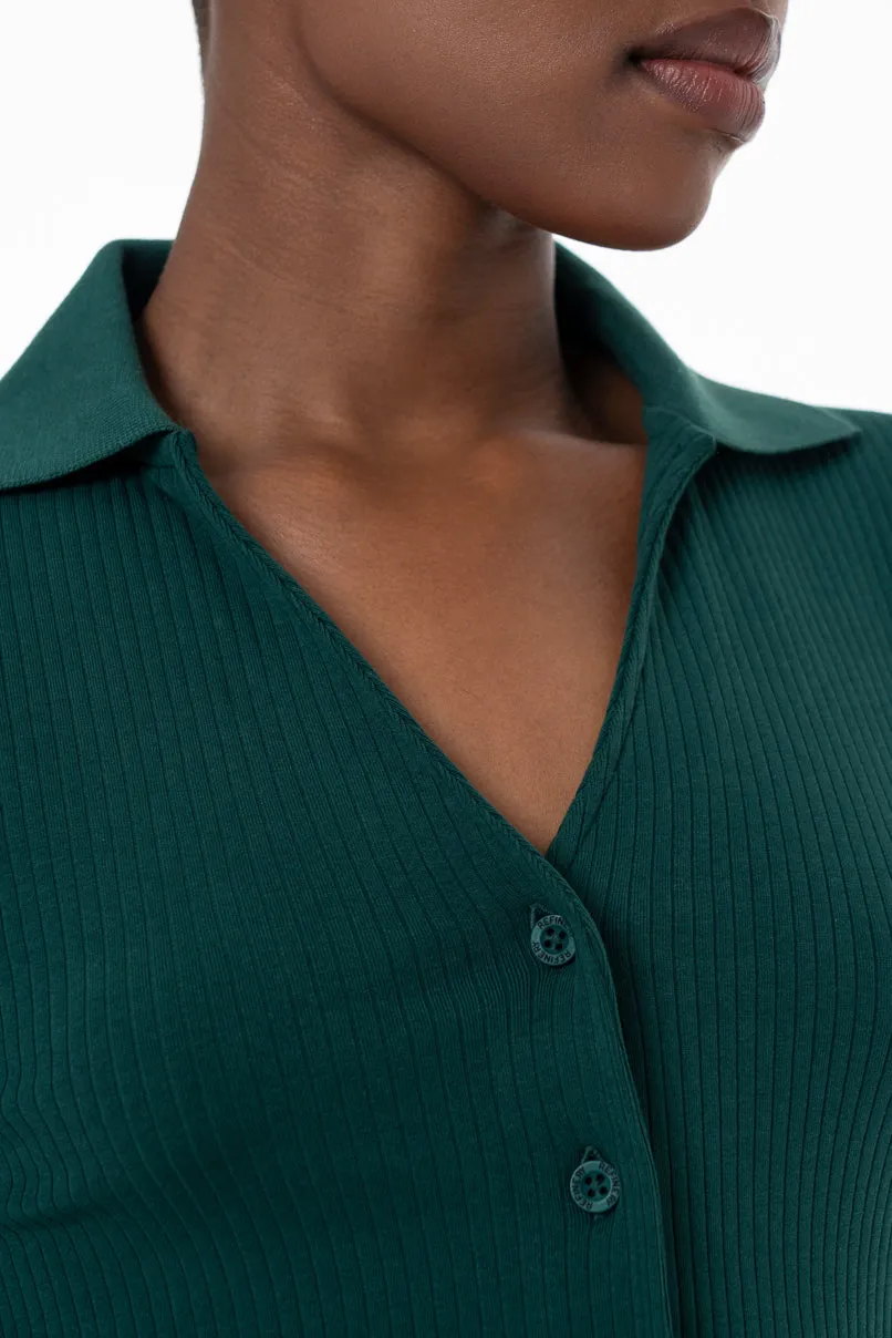 Mock Button Top _ 154504 _ Green sold by Refinery product image thumbnail 4