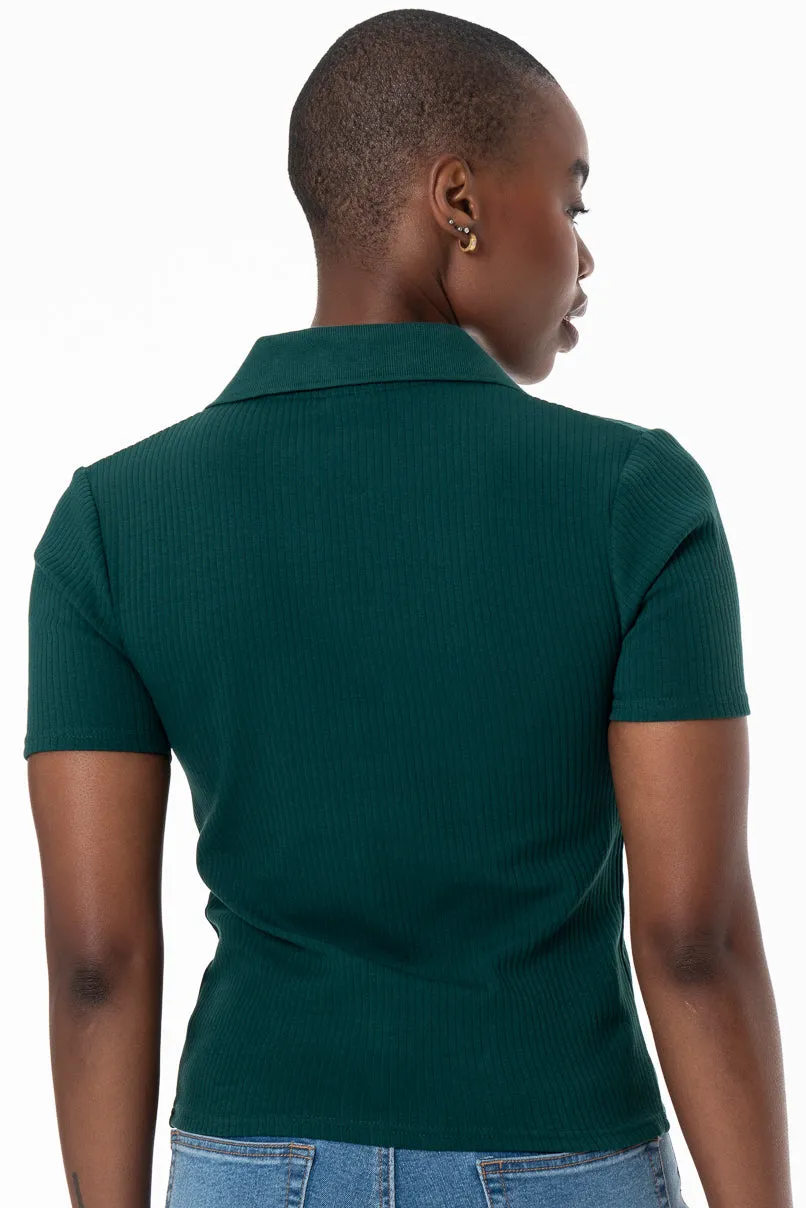 Mock Button Top _ 154504 _ Green sold by Refinery product image thumbnail 3