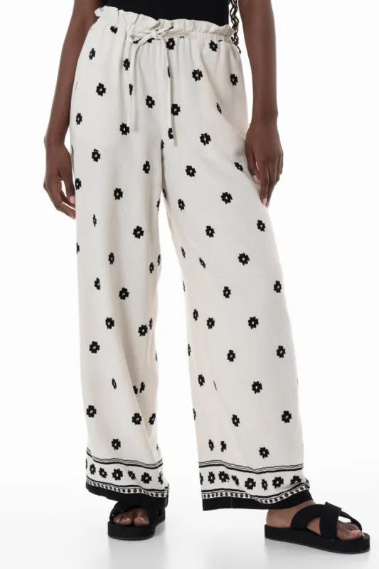 Wide Leg Pants _ 153869 _ Sand sold by Refinery