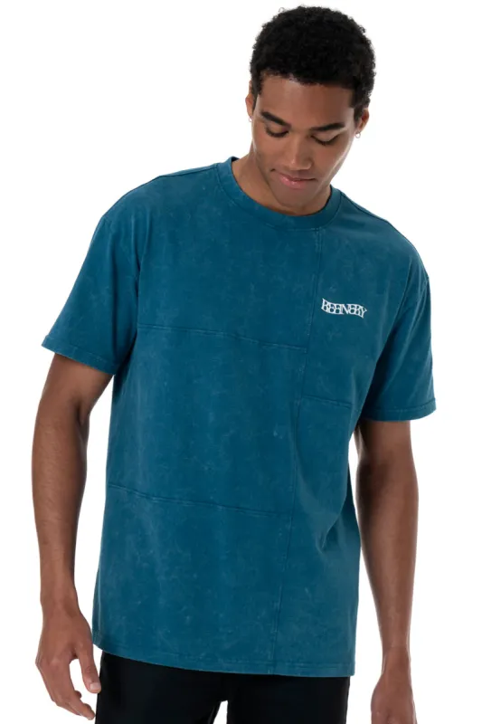 Dirty Dye T-Shirt _ 154711 _ Teal sold by Refinery