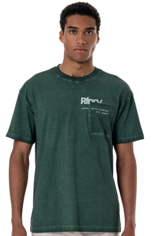 Dirty Dye T-Shirt _ 154710 _ Green sold by Refinery