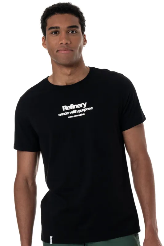 Branded T-Shirt _ 151922 _ Black sold by Refinery