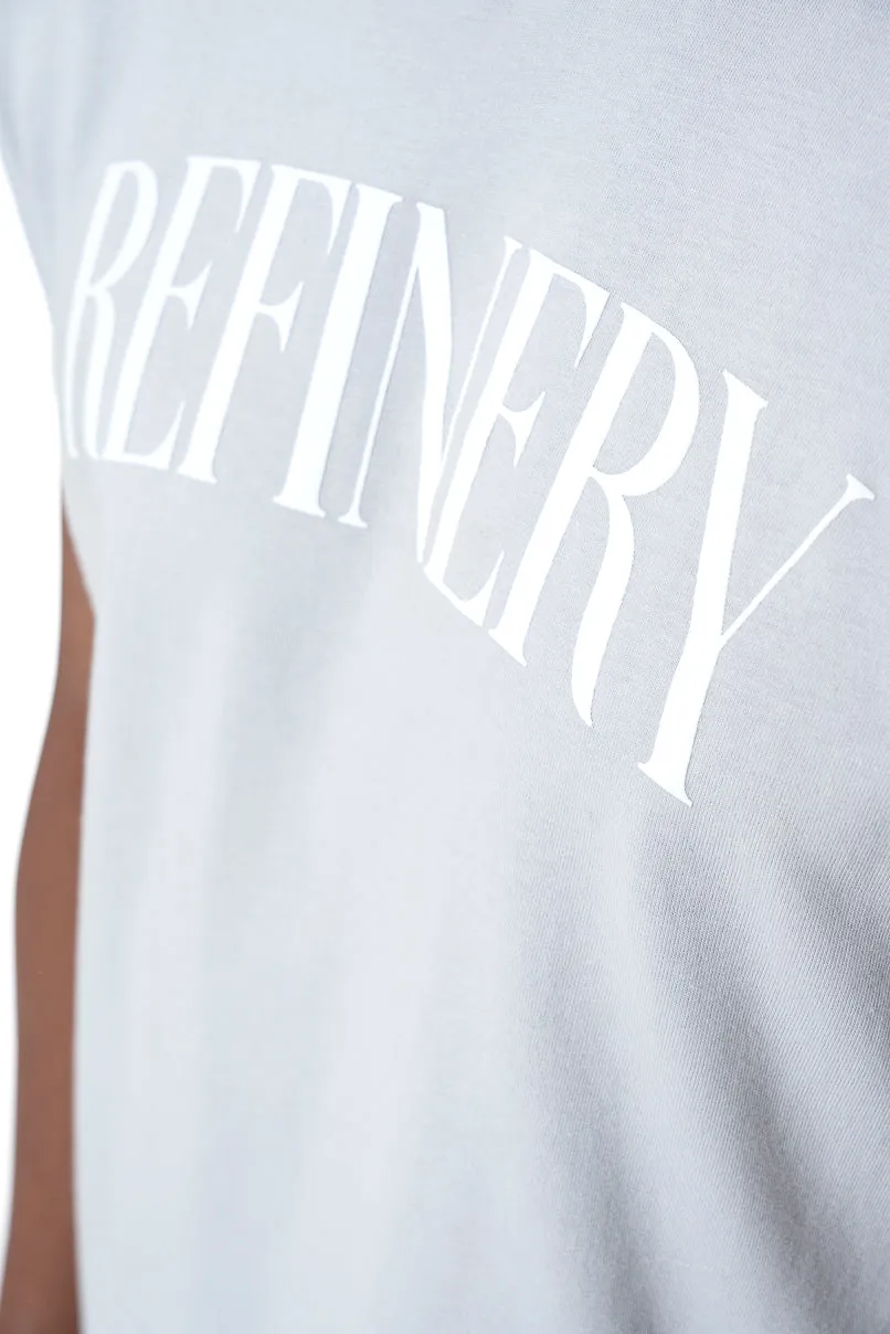 Branded T-Shirt _ 153240 _ Light Grey sold by Refinery product image thumbnail 4
