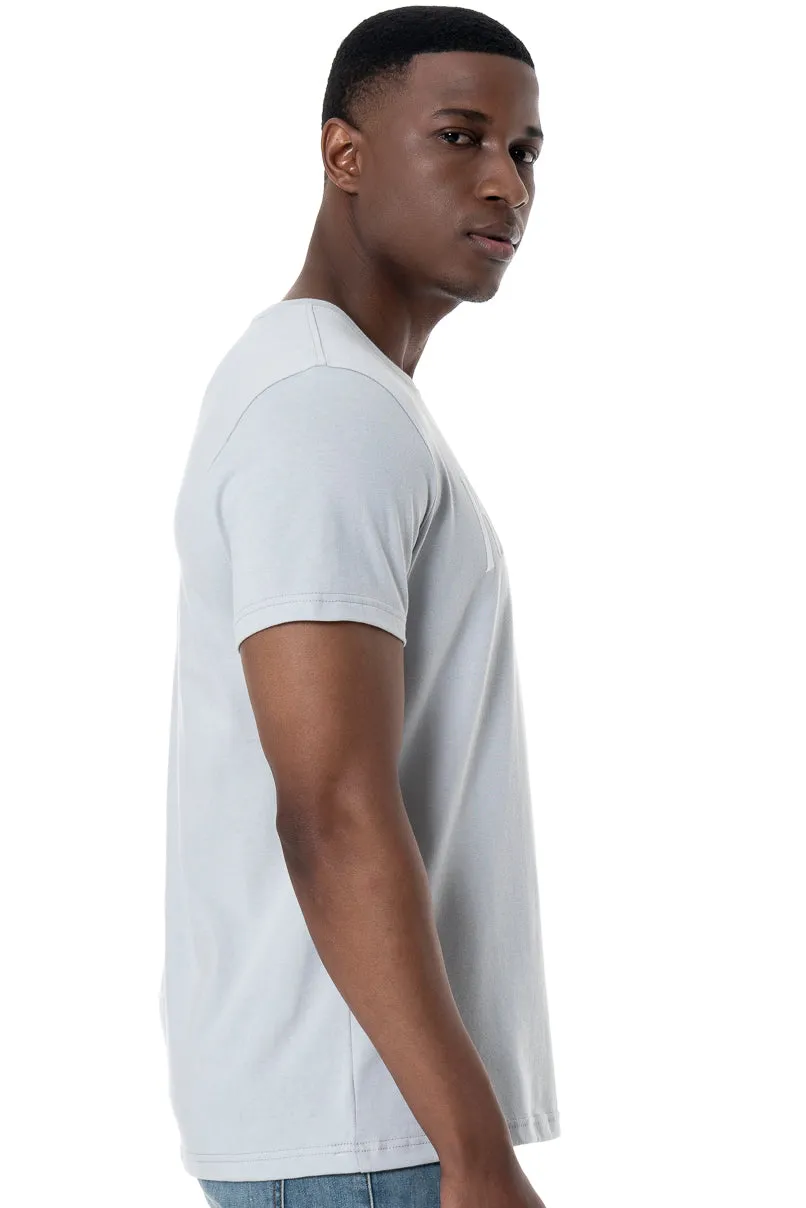 Branded T-Shirt _ 153240 _ Light Grey sold by Refinery product image thumbnail 2