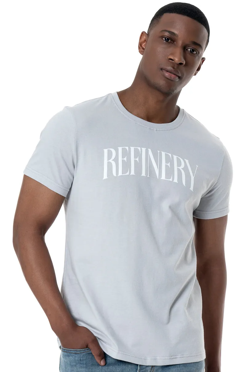 Branded T-Shirt _ 153240 _ Light Grey sold by Refinery