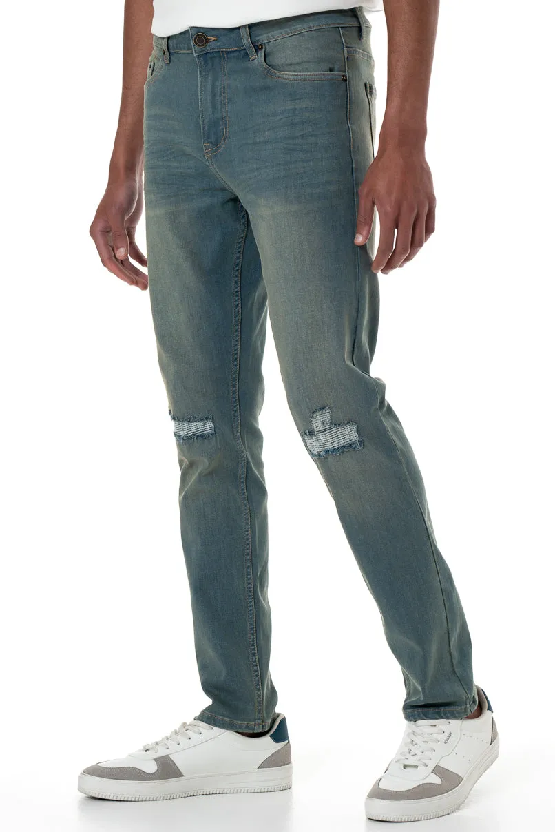 Rf02 Ripped Skinny Jeans _ 156187 _ Light Wash sold by Refinery product image thumbnail 2