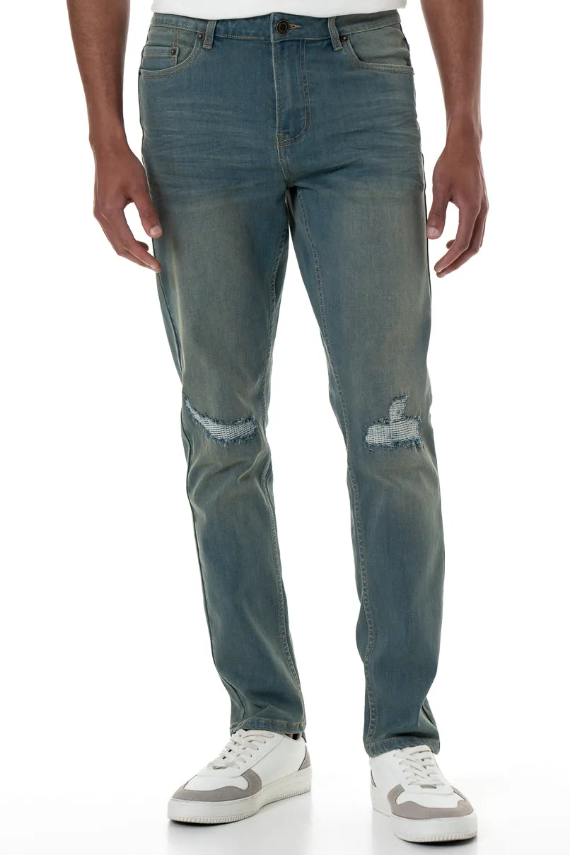 Rf02 Ripped Skinny Jeans _ 156187 _ Light Wash sold by Refinery