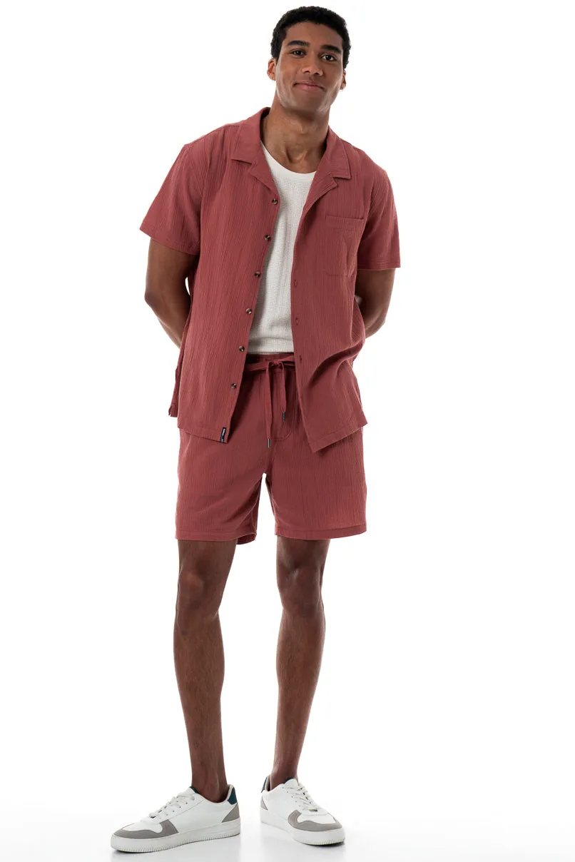 Pull On Shorts _ 150437 _ Rust sold by Refinery product image thumbnail 2