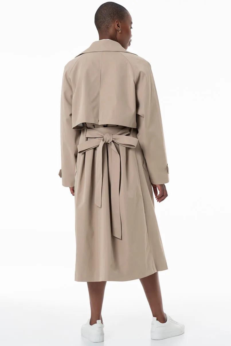 Trench Coat _ 155524 _ Stone sold by Refinery product image thumbnail 3