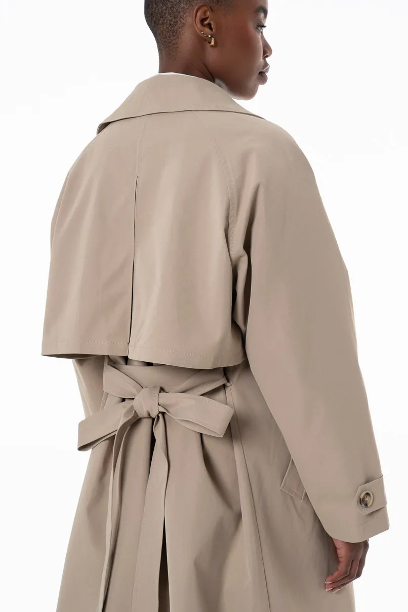 Trench Coat _ 155524 _ Stone sold by Refinery product image thumbnail 4