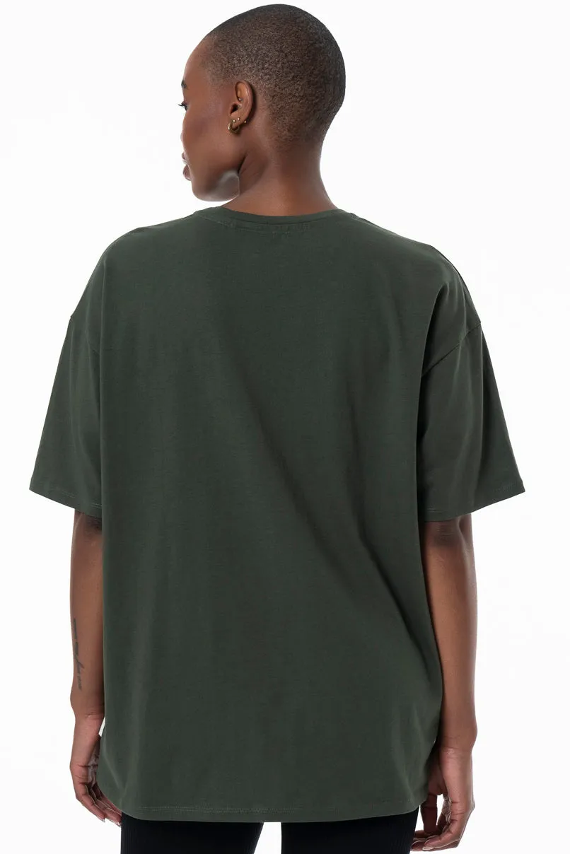Oversized T-Shirt _ 154932 _ Green sold by Refinery product image thumbnail 3