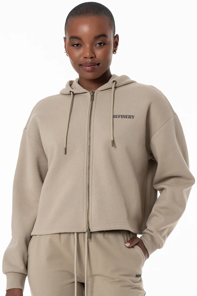 Relaxed Crop Hoodie sold by Refinery product image thumbnail 3