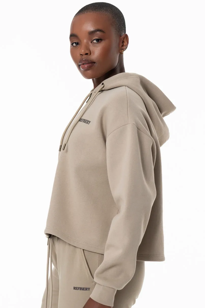 Relaxed Crop Hoodie sold by Refinery product image thumbnail 4