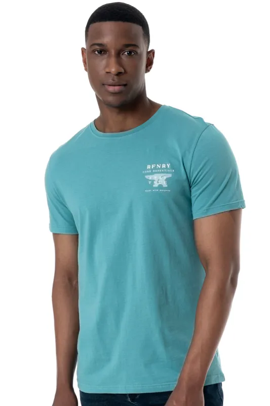 Graphic Back T-Shirt _ 151902 _ Sage sold by Refinery