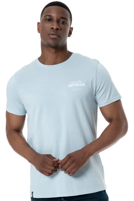 Graphic Back T-Shirt _ 151903 _ Pale Blue sold by Refinery