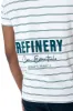 Striped T-Shirt _ 153225 _ Off White sold by Refinery