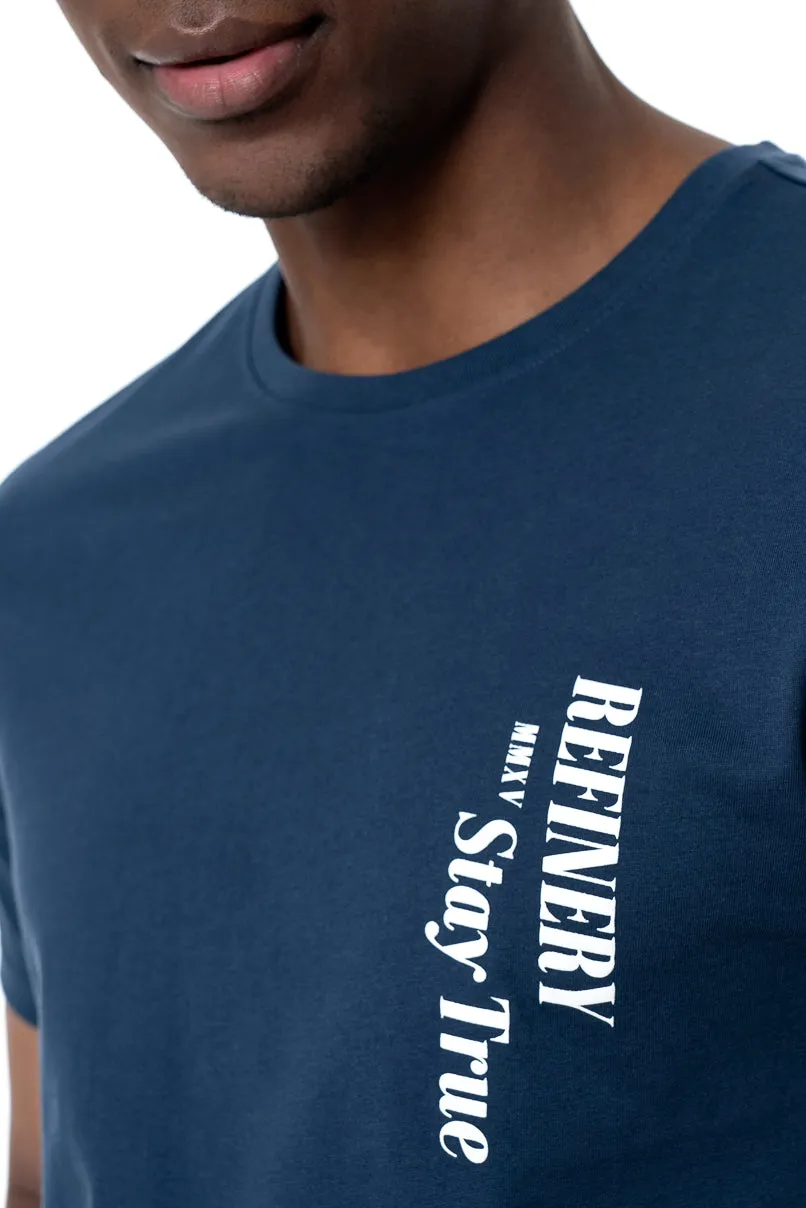 Vertical Print T-Shirt _ 151904 _ Ink sold by Refinery product image thumbnail 4