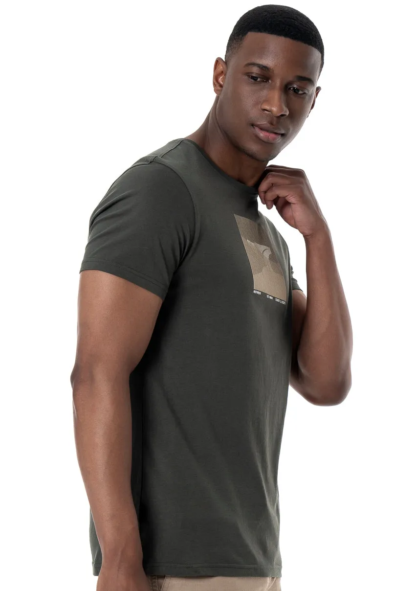 Statement T-Shirt _ 155889 _ Fatigue sold by Refinery product image thumbnail 2
