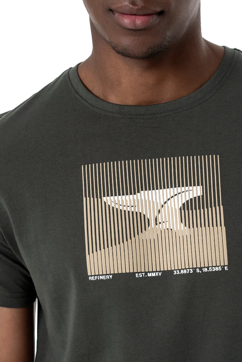 Statement T-Shirt _ 155889 _ Fatigue sold by Refinery product image thumbnail 4