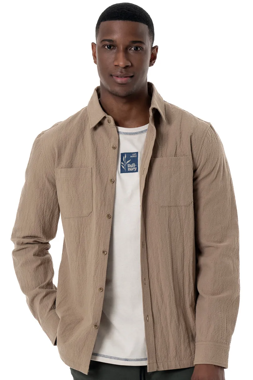Textured Shirt sold by Refinery
