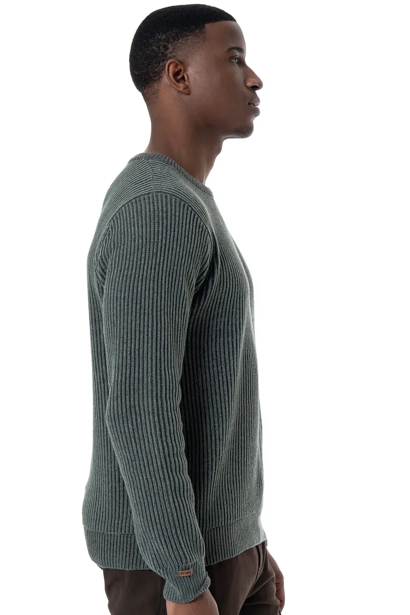 Ribbed Knit Jersey _ 156040 _ Fatigue sold by Refinery product image thumbnail 2