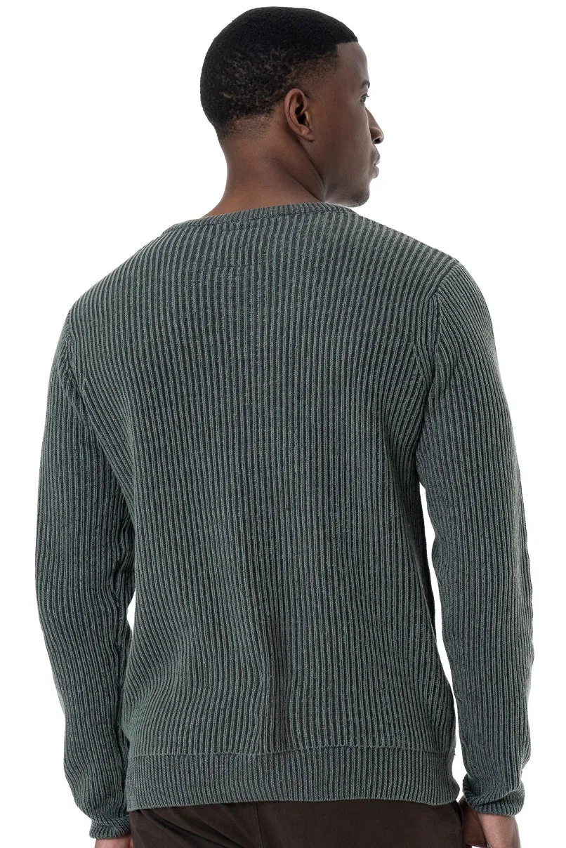 Ribbed Knit Jersey _ 156040 _ Fatigue sold by Refinery product image thumbnail 3